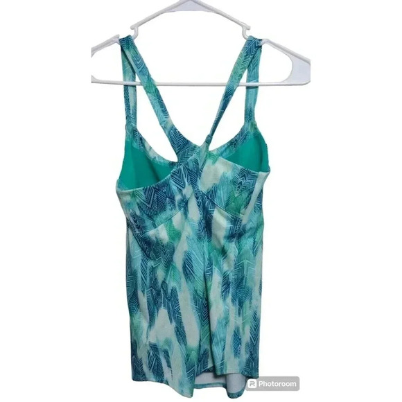 Marmot Camille Tank Activewear Built In Bra Blue Size‎ Medium - Picture 2 of 5